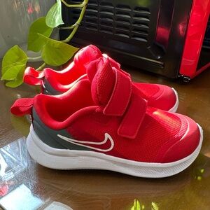 Red Nike Star Runner Toddlers Almost New